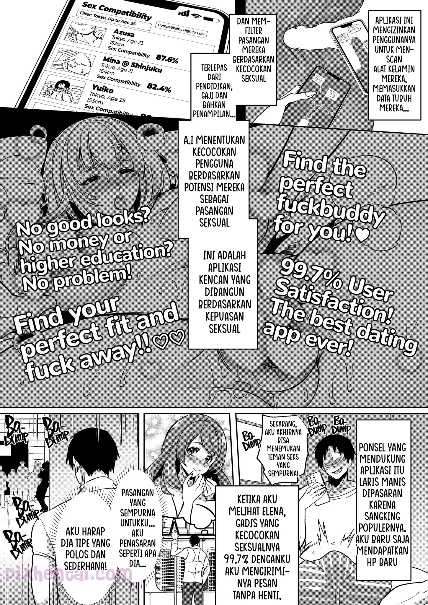 Komik hentai xxx manga sex bokep Seiki Matching Appli de Deatta Karada no Aishou dake wa Saikou no Onna 3